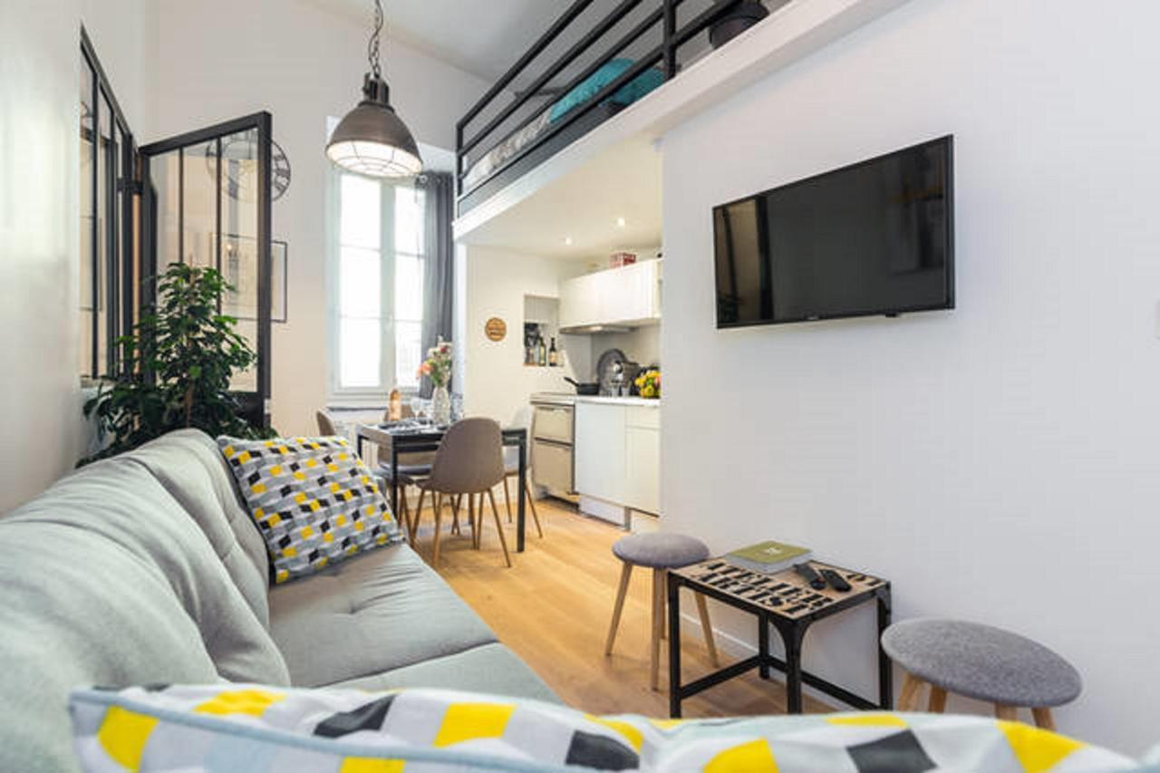 Angle Droit- Loft Charmant Et Atypique, Climatisation, Vieux-Nice Exterior foto
