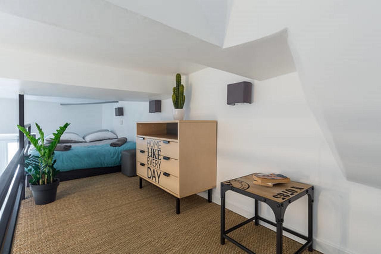 Angle Droit- Loft Charmant Et Atypique, Climatisation, Vieux-Nice Exterior foto